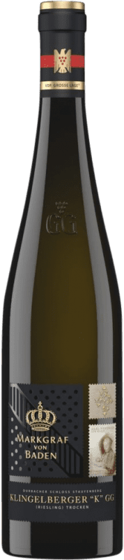 Бесплатная доставка | Белое вино Markgraf von Baden Durbacher Schloss Staufenberg Klingelberger сухой Baden Германия Riesling 75 cl
