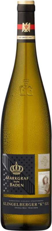 Free Shipping | White Wine Markgraf von Baden Durbacher Schloss Staufenberg Klingelberger Trocken — Dry VDP Grosses Gewächs GG — Grand Cru Baden Germany Riesling 75 cl