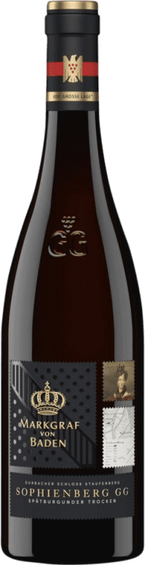 Free Shipping | Red wine Markgraf von Baden Durbacher Schloss Staufenberg Sophienberg Dry V.D.P. Grosses Gewächs GG Baden Germany Pinot Black 75 cl