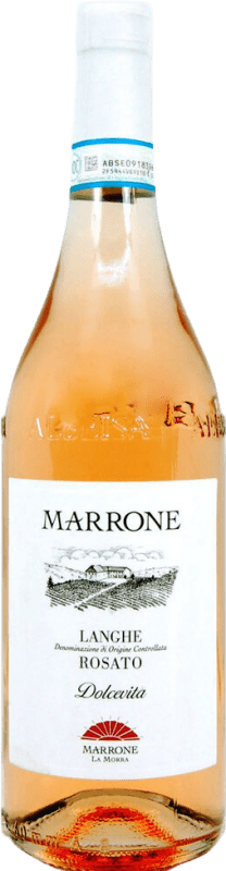 15,95 € Envio grátis | Vinho rosé Marrone Dolcevita Rosato D.O.C. Langhe