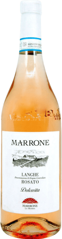 Envío gratis | Vino Rosado Marrone Dolcevita D.O.C. Langhe Italia Nebbiolo, Barbera 75 cl