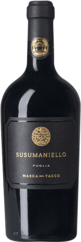 Бесплатная доставка | Красное вино Masca del Tacco Rosso I.G.T. Puglia Апулия Италия Susumaniello 75 cl