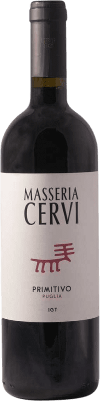 免费送货 | 红酒 Masseria Cervi I.G.T. Puglia 普利亚大区 意大利 Primitivo, Nebbiolo 75 cl