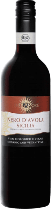 Free Shipping | Red wine Massucco TerrAmore D.O.C. Sicilia Sicily Italy Nero d'Avola 75 cl