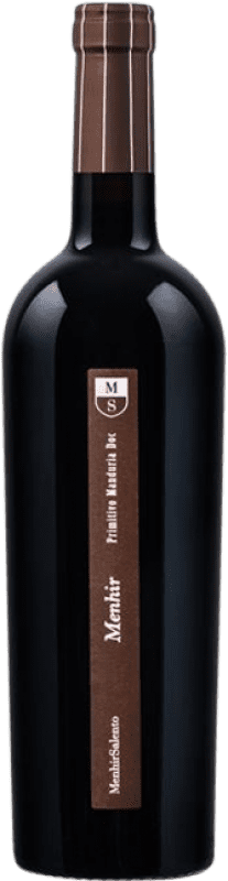 Бесплатная доставка | Красное вино MenhirSalento Anno D.O.C. Primitivo di Manduria Апулия Италия Primitivo 75 cl