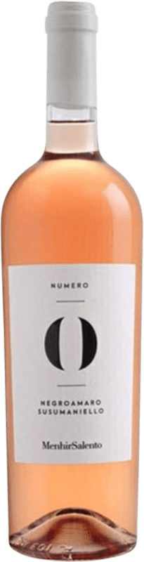 免费送货 | 玫瑰酒 MenhirSalento Numero 0 Rosato Zero I.G.T. Salento 意大利 Nebbiolo, Negroamaro 75 cl