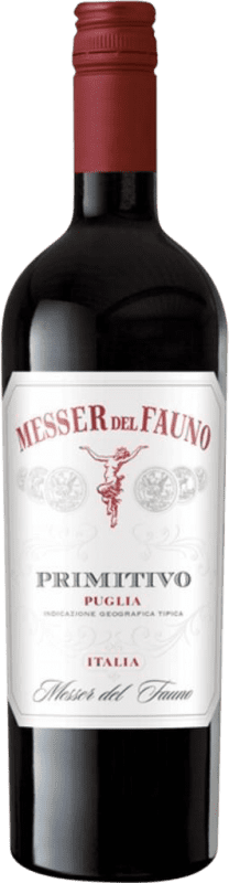 Free Shipping | Red wine Messer del Fauno I.G.T. Puglia Puglia Italy Primitivo 75 cl