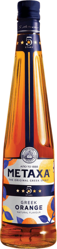 Envio grátis | Licores Metaxa 5 Sterne Greek Orange Grécia 70 cl Sem Álcool