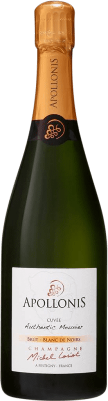Envio grátis | Espumante Branco Michel Loriot Apollonis Authentic Festigny Brut Blanc de Noirs A.O.C. Champagne Champagne França Pinot Meunier 75 cl