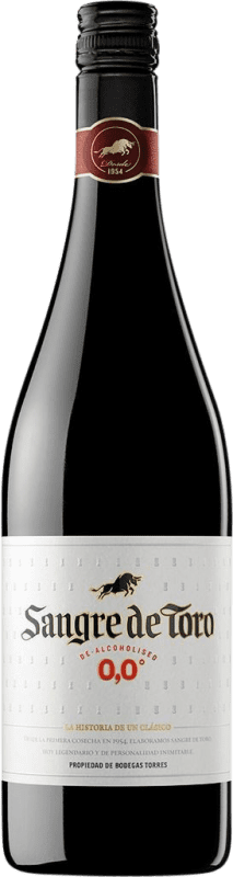 Free Shipping | Red wine Miguel Torres Sangre de Toro Tinto D.O. Catalunya Catalonia Spain 75 cl Alcohol-Free