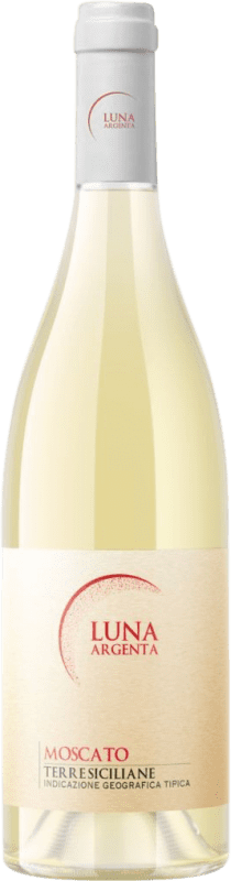 Envio grátis | Vinho branco Mondo del Vino Luna Argenta I.G.T. Puglia Puglia Itália Mascate 75 cl