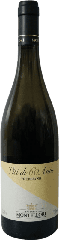 Бесплатная доставка | Белое вино Montellori Viti di 60 Anni Bianco I.G.T. Toscana Тоскана Италия Trebbiano 75 cl