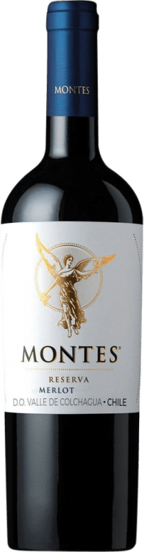 Envio grátis | Vinho Tinto Montes Reserva I.G. Valle Central Vale Central Chile Merlot 75 cl