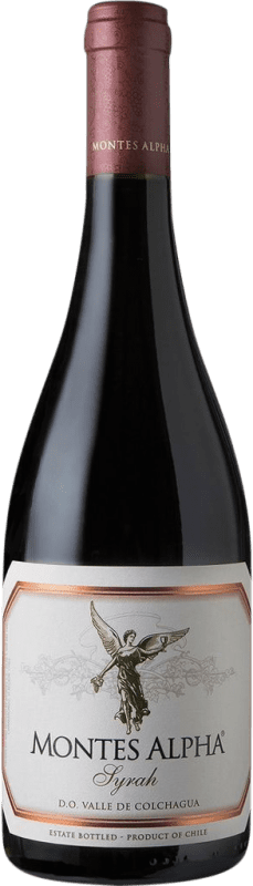 Бесплатная доставка | Красное вино Montes Alpha I.G. Valle Central Центральная долина Чили Syrah 75 cl