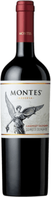 Free Shipping | Red wine Montes Reserve I.G. Valle Central Central Valley Chile Merlot, Cabernet Sauvignon Half Bottle 37 cl