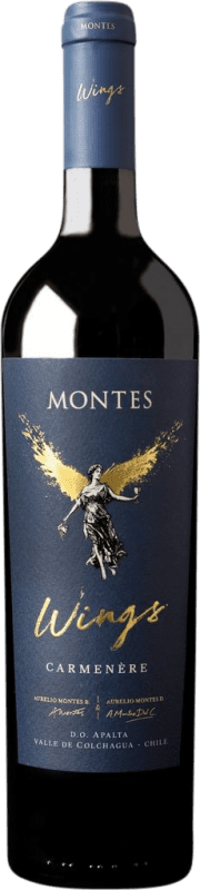 Бесплатная доставка | Красное вино Montes Wings I.G. Valle Central Центральная долина Чили Cabernet Franc, Carmenère 75 cl