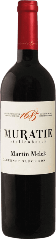 19,95 € | Красное вино Muratie Estate Martin Melck I.G. Stellenbosch Стелленбош Южная Африка Cabernet Sauvignon 75 cl