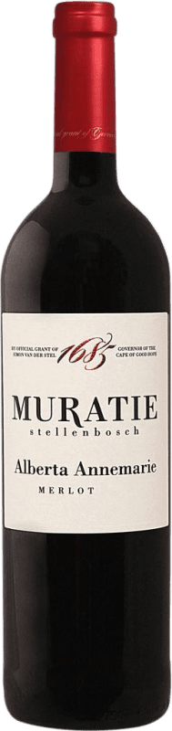 17,95 € | Красное вино Muratie Estate Alberta Annemarie I.G. Stellenbosch Стелленбош Южная Африка Merlot 75 cl