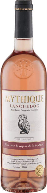 Free Shipping | Rosé wine Mythique Rosé A.O.C. Languedoc Languedoc France Grenache, Nebbiolo, Cinsault 75 cl