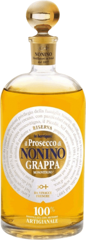 Kostenloser Versand | Grappa Nonino Il Prosecco Monovitigno im Barrique Gereift Friaul-Julisch Venetien Italien Glera 70 cl