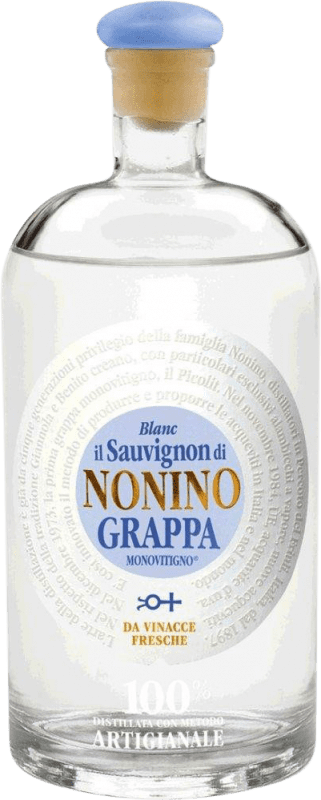 Envio grátis | Grappa Nonino Klares Destillat Friuli-Venezia Giulia Itália Sauvignon Branca 70 cl