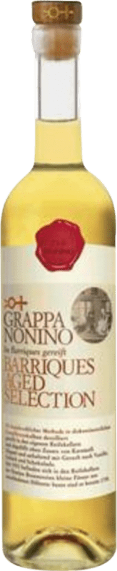 52,95 € Envio grátis | Aguardente Grappa Nonino Barriques Aged Selection Invecchiata in Barriques D.O.C. Friuli Garrafa Medium 50 cl