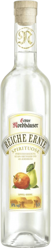 Kostenloser Versand | Liköre Nordbrand Nordhausen Reiche Ernte Apfel Birne Deutschland Medium Flasche 50 cl