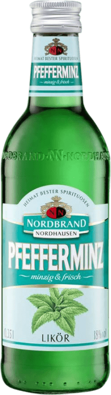 Free Shipping | Liqueurs Nordbrand Nordhausen Pfefferminzlikör Germany One-Third Bottle 35 cl