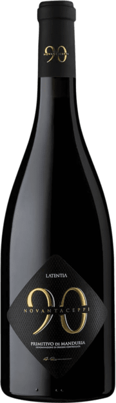 Free Shipping | Red wine Novantaceppi D.O.C. Primitivo di Manduria Puglia Italy Primitivo 75 cl