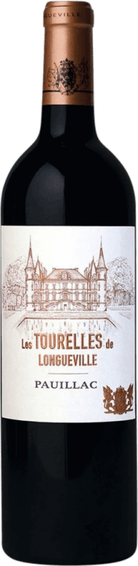 Kostenloser Versand | Rotwein Les Tourelles de Longueville A.O.C. Pauillac Bordeaux Frankreich Merlot, Cabernet Sauvignon, Cabernet Franc, Petit Verdot Magnum-Flasche 1,5 L