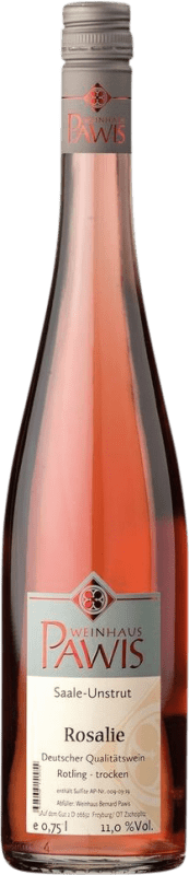 Envoi gratuit | Vin Rosé Pawis Rosalie Q.b.A. Saale-Unstrut Saale Unstrut Allemagne Zweigelt 75 cl