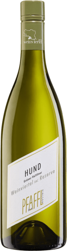 Envío gratis | Vino blanco Pfaffl Hund Reserva D.A.C. Weinviertel Austria Grüner Veltliner 75 cl