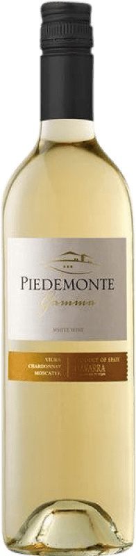 Free Shipping | White wine Piedemonte Gamma Blanco D.O. Navarra Navarre Spain Viura, Chardonnay, Muscat 75 cl