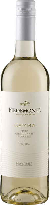10,95 € 送料無料 | 白ワイン Piedemonte Gamma Blanco D.O. Navarra