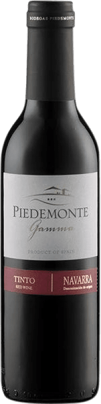 3,95 € 送料無料 | 赤ワイン Piedemonte Gamma Tinto D.O. Navarra ハーフボトル 37 cl
