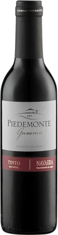 Free Shipping | Red wine Piedemonte Gamma Tinto D.O. Navarra Navarre Spain Tempranillo, Merlot, Cabernet Sauvignon Half Bottle 37 cl