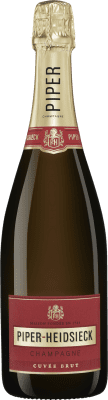 Бесплатная доставка | Белое игристое Piper-Heidsieck Cuvée брют A.O.C. Champagne шампанское Франция Pinot Black, Nebbiolo, Chardonnay Половина бутылки 37 cl