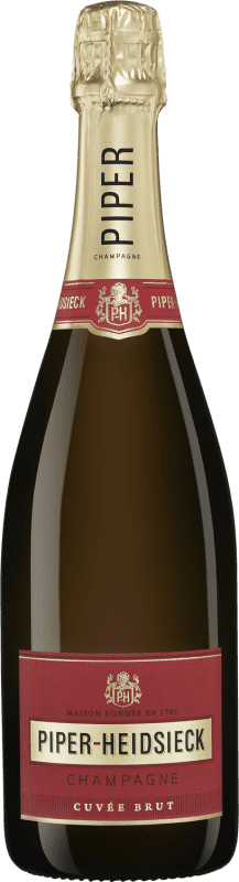 25,95 € Бесплатная доставка | Белое игристое Piper-Heidsieck Cuvée брют A.O.C. Champagne Половина бутылки 37 cl