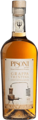 Grappa Pisoni Trentin Gewürztraminer Barricata — Envelhecida em Barrica 70 cl