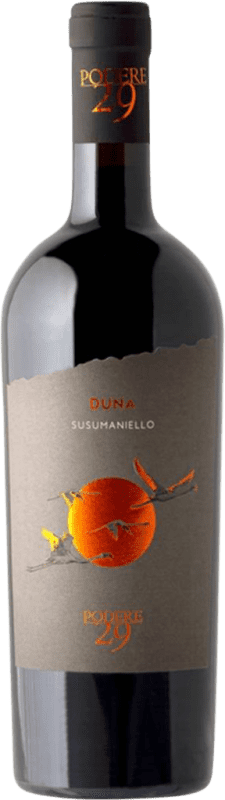 Бесплатная доставка | Красное вино Podere 29 Duna I.G.T. Puglia Апулия Италия Susumaniello 75 cl