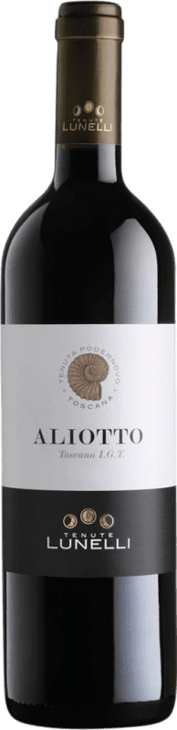 Envoi gratuit | Vin rouge Podernovo Aliotto I.G.T. Toscana Toscane Italie Merlot, Sangiovese, Cabernet Biologique 75 cl