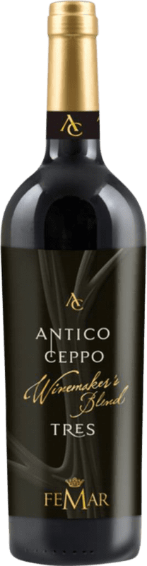 Envio grátis | Vinho tinto Poggio Le Volpi Tres Rosso Antico Ceppo I.G.T. Lazio Lácio Itália Syrah, Cabernet Sauvignon, Petit Verdot 75 cl