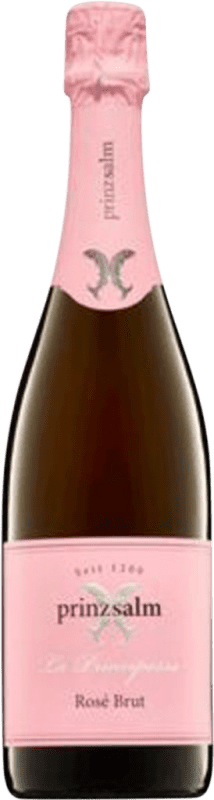 31,95 € | Espumante rosé Prinz Salm La Principessa Cuvée Sekt Brut Q.b.A. Nahe Nahe Alemanha Pinot Preto 75 cl