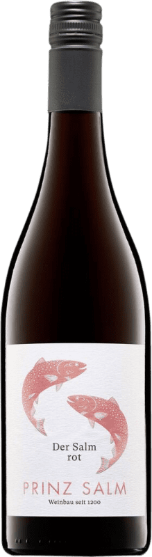 Free Shipping | Red wine Prinz Salm Der Salm Rot Landwein Rhein Dry Germany Merlot, Pinot Black 75 cl