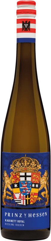 Бесплатная доставка | Белое вино Prinz von Hessen Kabinett Royal сухой Q.b.A. Rheingau Rheingau Германия Riesling 75 cl Без алкоголя