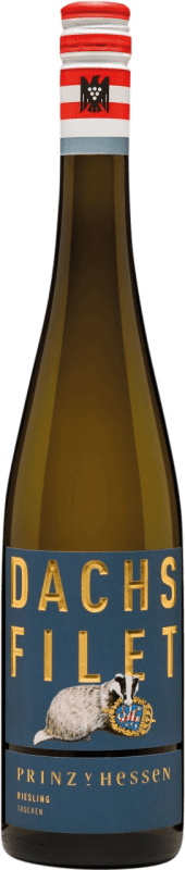 Envío gratis | Vino blanco Prinz von Hessen Dachsfilet Seco Q.b.A. Rheingau Rheingau Alemania Riesling 75 cl