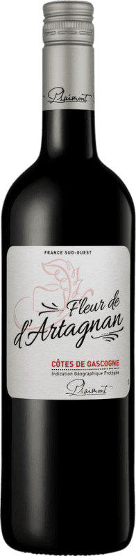 Free Shipping | Red wine Plaimont Fleur de d'Artagnan Rouge I.G.P. Vin de Pays Côtes de Gascogne France Merlot, Cabernet Sauvignon, Tannat 75 cl