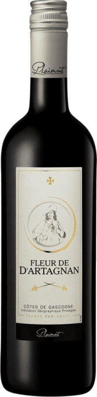 Бесплатная доставка | Красное вино Plaimont Fleur de d'Artagnan Rouge I.G.P. Vin de Pays Côtes de Gascogne Франция Merlot, Cabernet Sauvignon, Tannat 75 cl