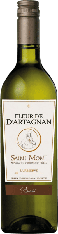 Бесплатная доставка | Белое вино Plaimont Fleur de d'Artagnan Blanc la Réserve I.G.P. Vin de Pays Côtes de Gascogne Франция Petit Rouge, Gros Manseng 75 cl