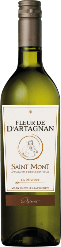 Envío gratis | Vino blanco Plaimont Fleur de d'Artagnan Blanc la Réserve I.G.P. Vin de Pays Côtes de Gascogne Francia Petit Rouge, Gros Manseng 75 cl